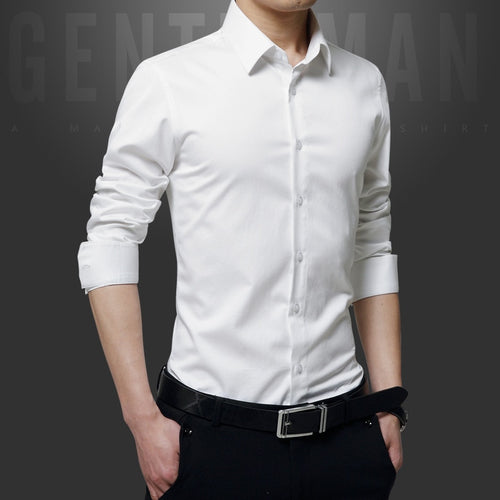 Men's Clothes Simple Formal White